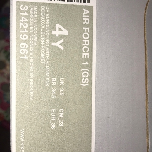 Nike Air Force 2008 release NWT GS 4 - Picture 6 of 6